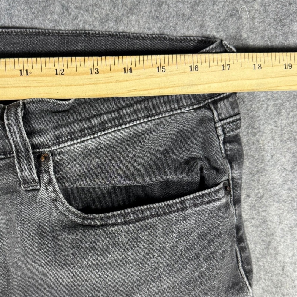 Levis Premium 511 Slim Fit Jeans Mens 34x29 Faded Black WaterLess Denim Pants - Picture 7 of 11